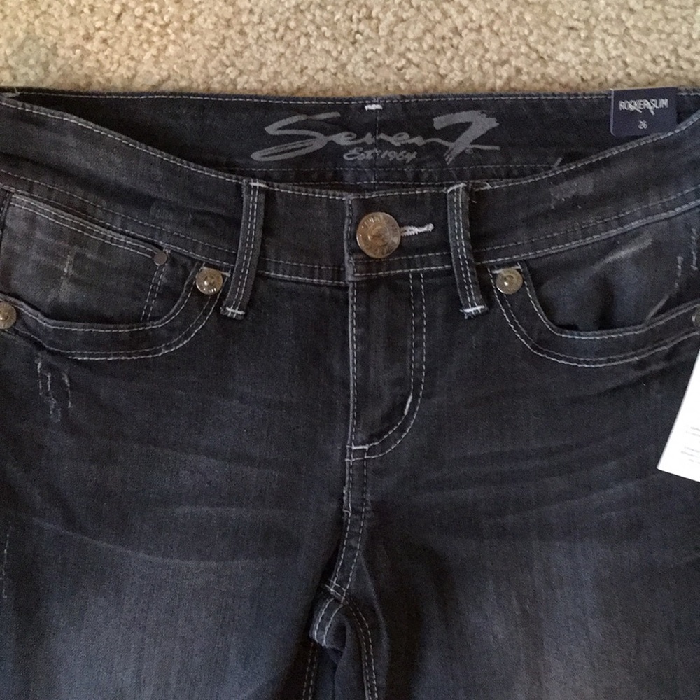 Never worn black jeans with tags - Picture 3 of 5
